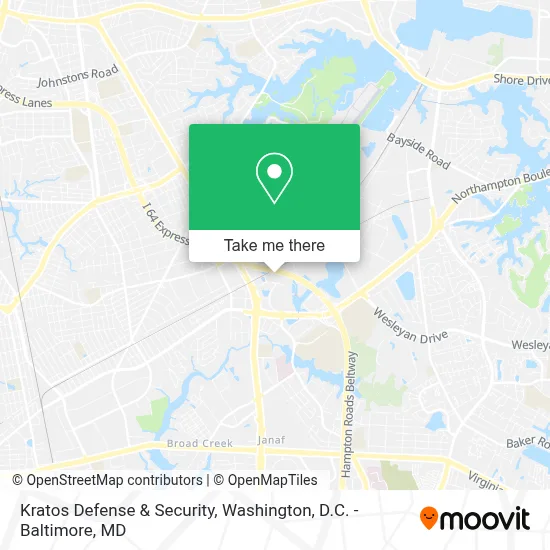 Kratos Defense & Security map