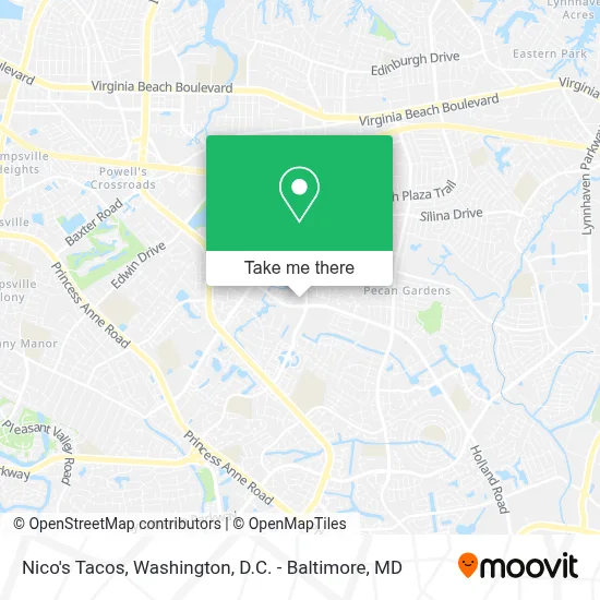 Nico's Tacos map
