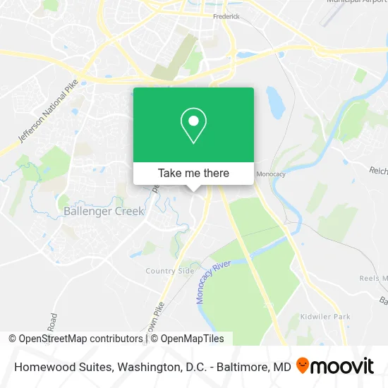 Homewood Suites map