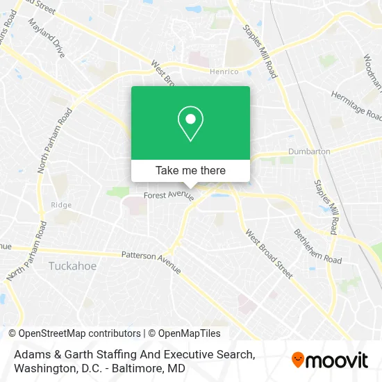 Adams & Garth Staffing And Executive Search map