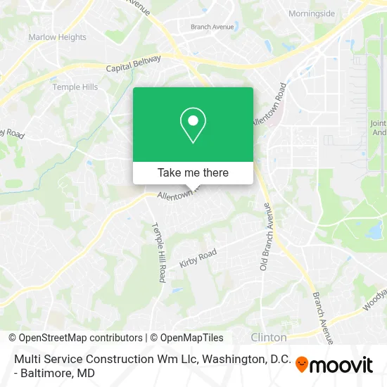 Multi Service Construction Wm Llc map