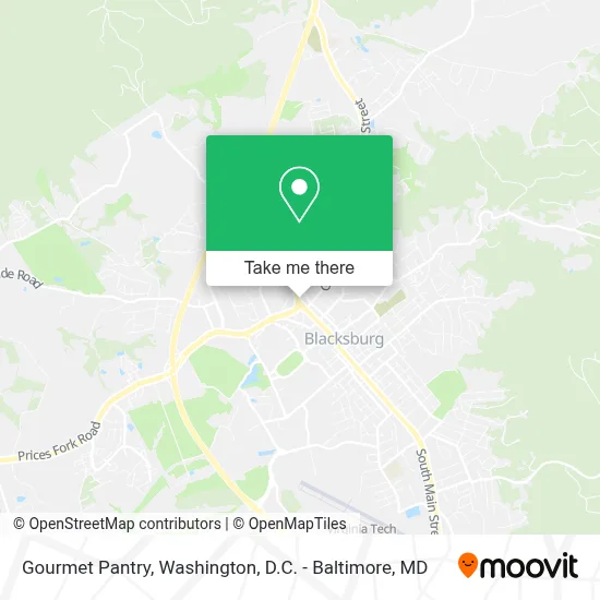 Gourmet Pantry map
