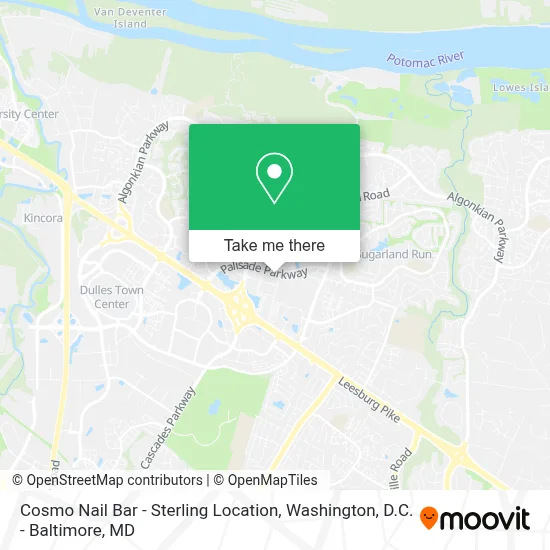 Cosmo Nail Bar - Sterling Location map