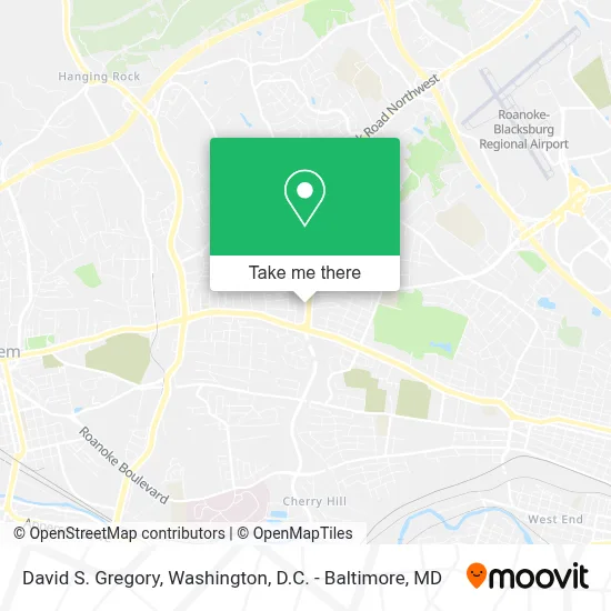 David S. Gregory map