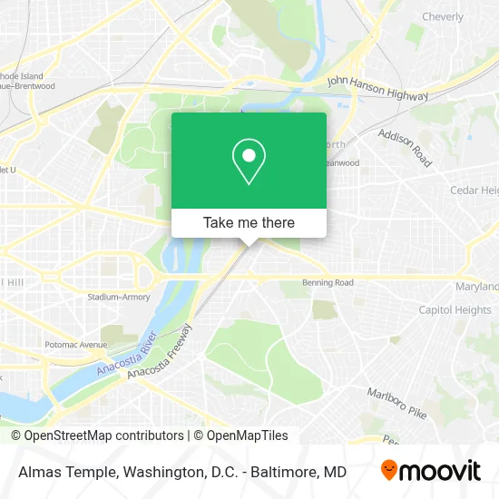 Almas Temple map