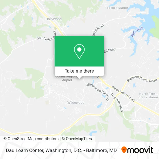 Dau Learn Center map