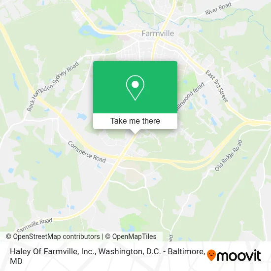 Haley Of Farmville, Inc. map