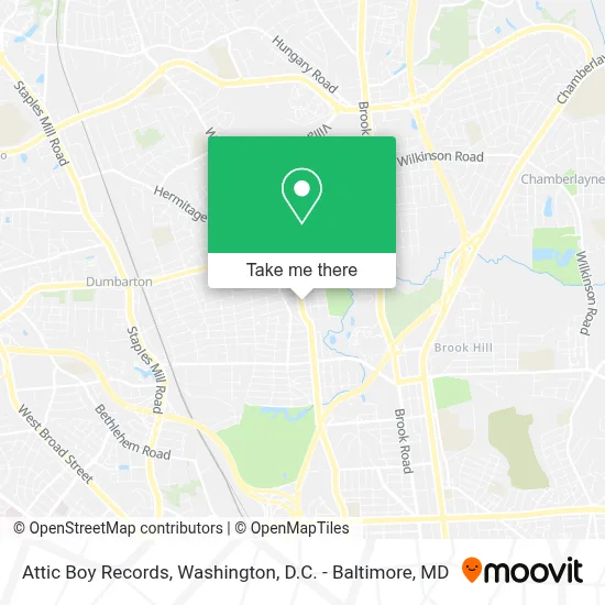 Attic Boy Records map