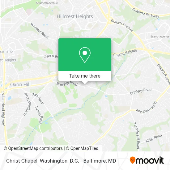 Christ Chapel map