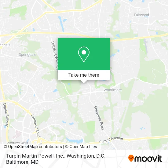 Turpin Martin Powell, Inc. map