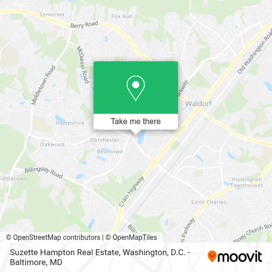 Suzette Hampton Real Estate map