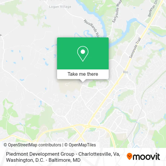 Piedmont Development Group - Charlottesville, Va map