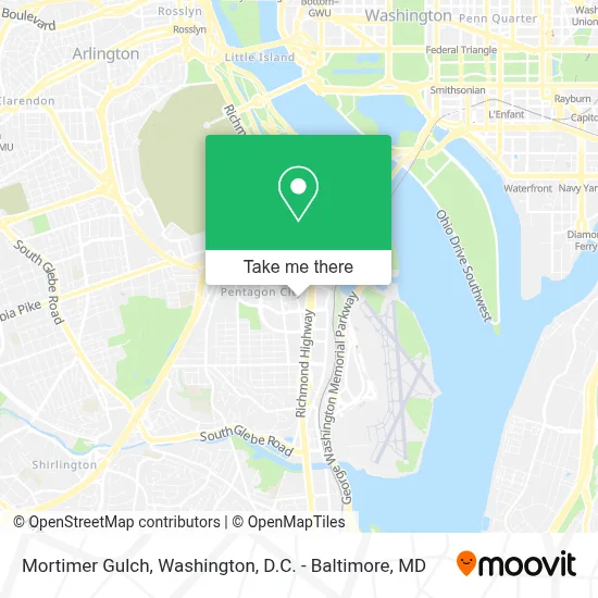 Mortimer Gulch map