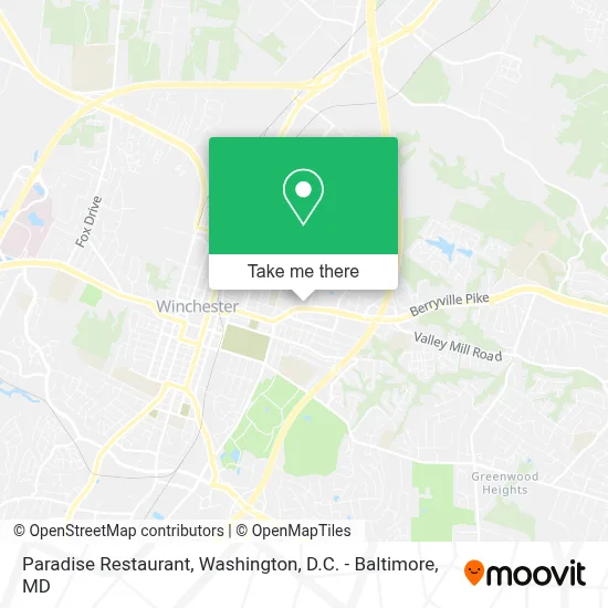 Paradise Restaurant map