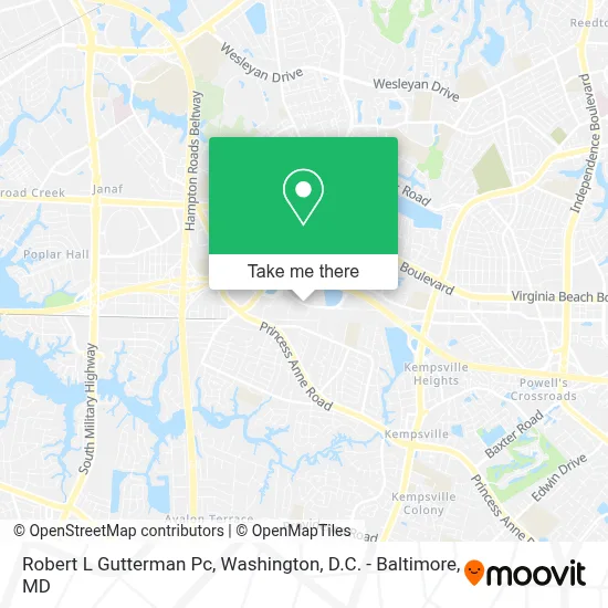 Robert L Gutterman Pc map