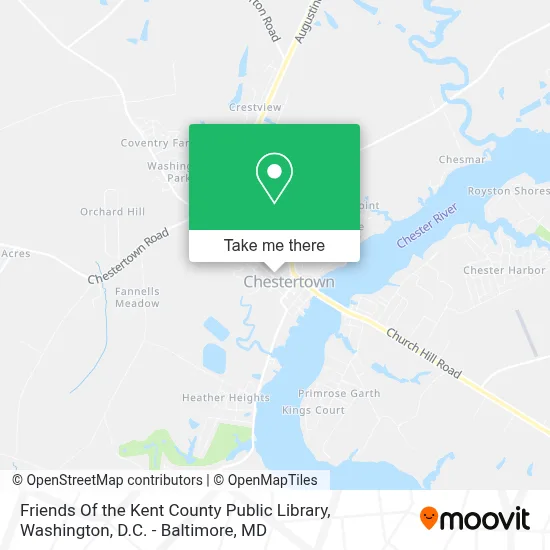 Friends Of the Kent County Public Library map