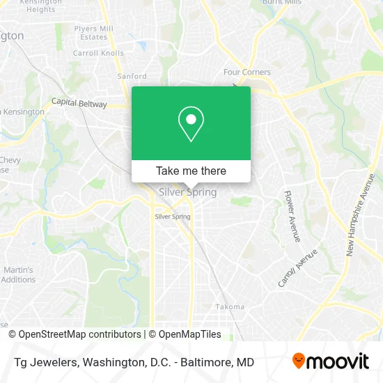 Tg Jewelers map