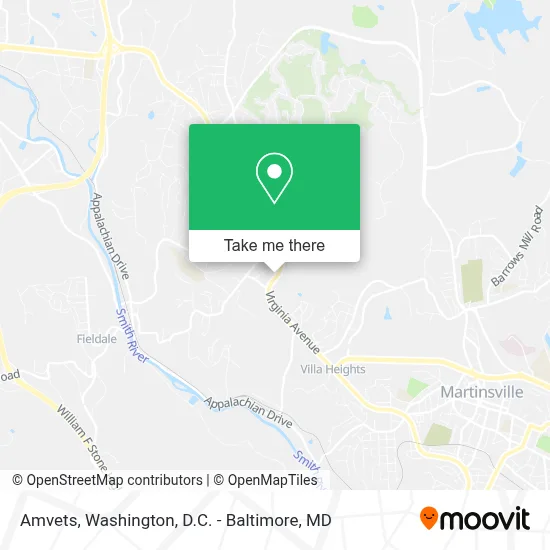 Amvets map