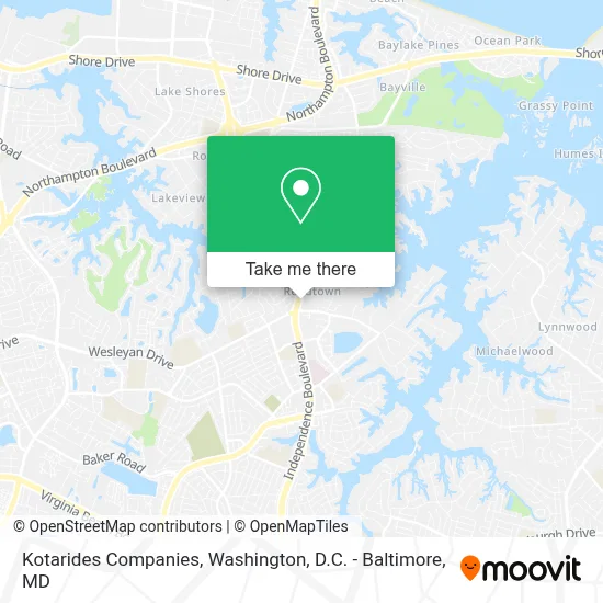 Kotarides Companies map