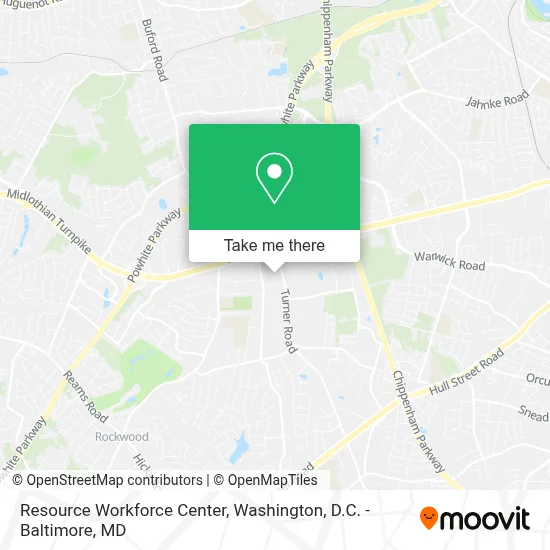 Resource Workforce Center map