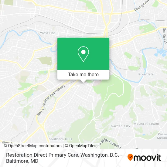 Restoration Direct Primary Care map