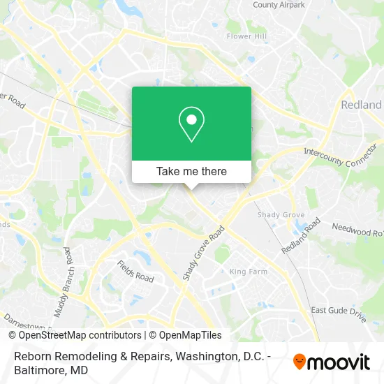 Reborn Remodeling & Repairs map