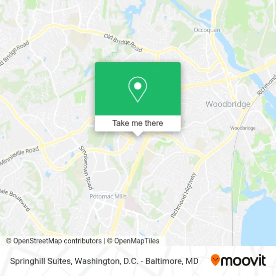 Springhill Suites map