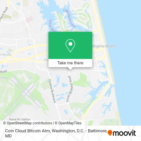 Coin Cloud Bitcoin Atm map
