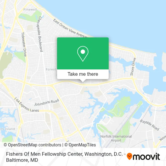 Fishers Of Men Fellowship Center map