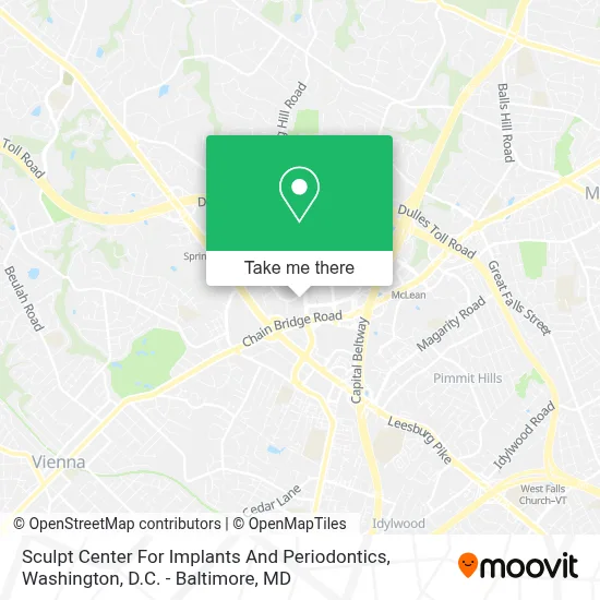 Sculpt Center For Implants And Periodontics map