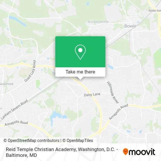 Reid Temple Christian Academy map