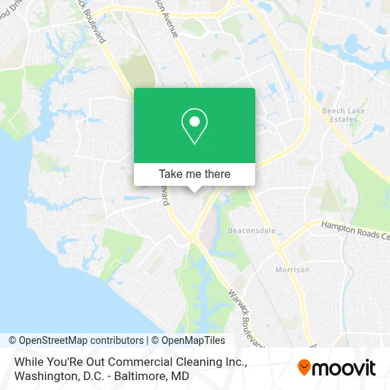 While You'Re Out Commercial Cleaning Inc. map