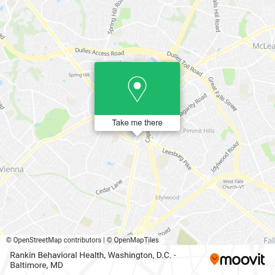 Rankin Behavioral Health map