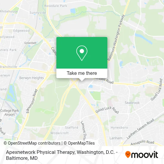 Apexnetwork Physical Therapy map