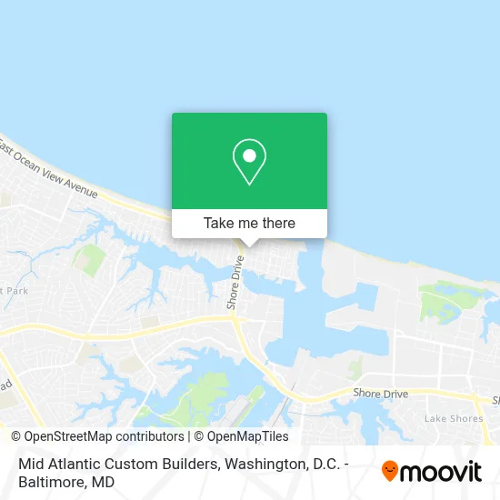 Mid Atlantic Custom Builders map