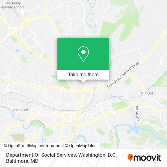 Department Of Social Services map
