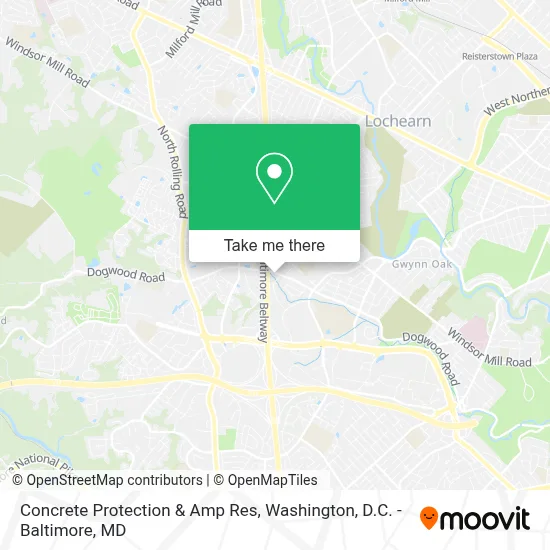 Concrete Protection & Amp Res map