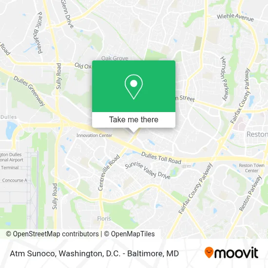 Atm Sunoco map