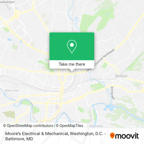 Moore's Electrical & Mechanical map