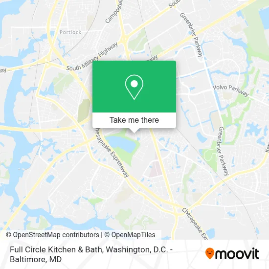 Full Circle Kitchen & Bath map