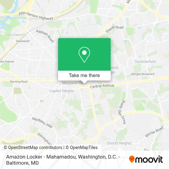 Amazon Locker - Mahamadou map