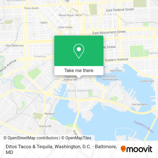 Ditos Tacos & Tequila map