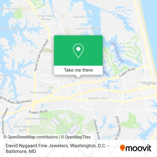 David Nygaard Fine Jewelers map