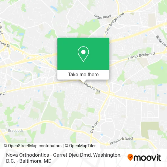 Nova Orthodontics - Garret Djeu Dmd map
