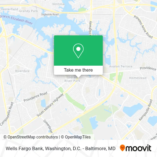 Wells Fargo Bank map
