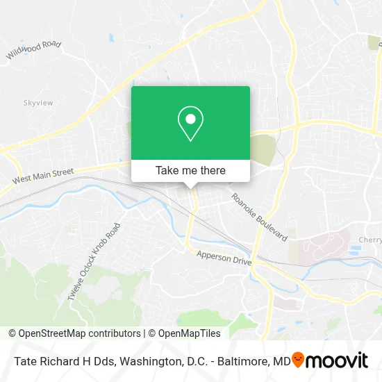Tate Richard H Dds map