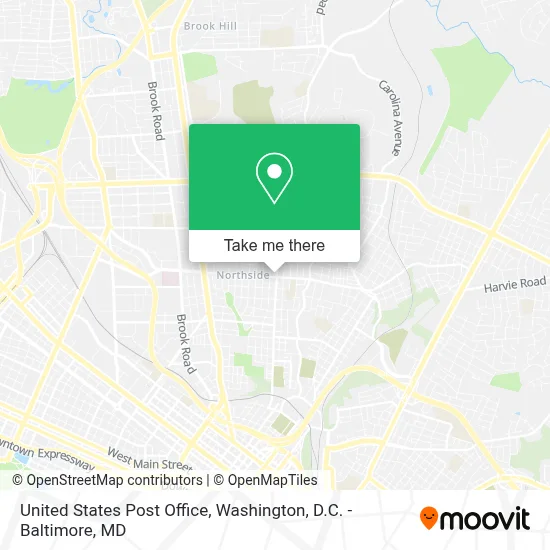 United States Post Office map