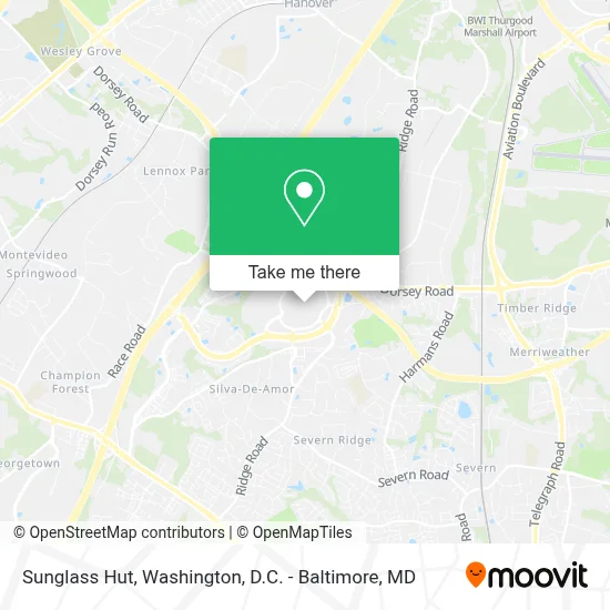 Sunglass Hut map