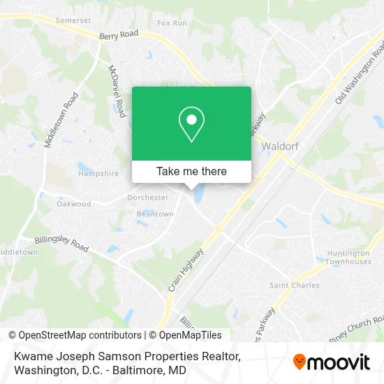 Kwame Joseph Samson Properties Realtor map