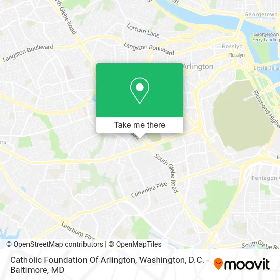 Catholic Foundation Of Arlington map